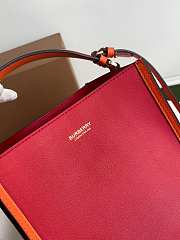 Burberry small Bucket bag red leather 21cm - 6