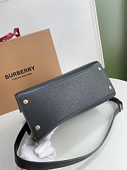 Burberry small Title bag leather two-handle in black 32cm - 2