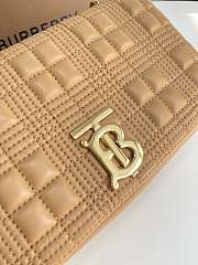 Burberry small Lola bag quilted lambskin camel 23cm - 5