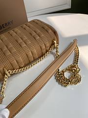 Burberry small Lola bag quilted lambskin camel 23cm - 2
