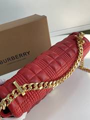 Burberry small Lola bag quilted lambskin red 23cm - 6