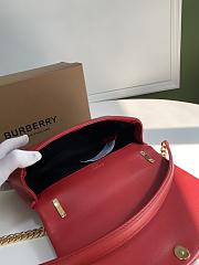 Burberry small Lola bag quilted lambskin red 23cm - 5
