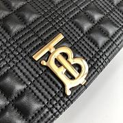 Burberry small Lola bag quilted lambskin black 23cm - 2