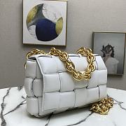 Bottega Veneta chain cassette white 26cm - 3