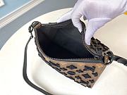 LV Triangle shaped bag monogram empreinte leather in black M54330 23cm - 5