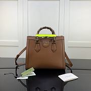 Gucci Diana small tote bag brown 660195 27cm - 1