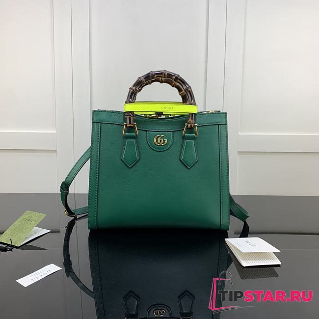 Gucci Diana small tote bag green 660195 27cm - 1