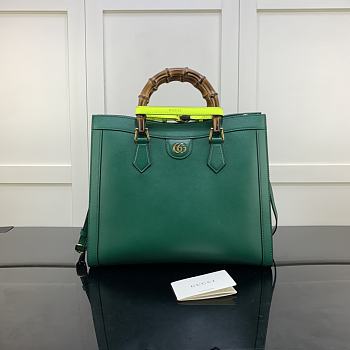 Gucci Diana medium tote bag green 655658 35cm