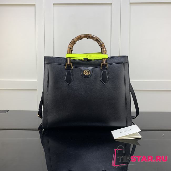 Gucci Diana medium tote bag black 655658 35cm - 1