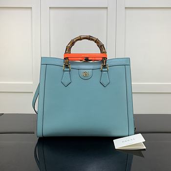 Gucci Diana medium tote bag blue 655658 35cm
