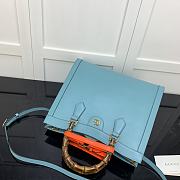 Gucci Diana medium tote bag blue 655658 35cm - 6