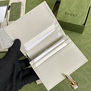 Gucci Jackie 1961 card case wallet in white 645536 11cm - 4