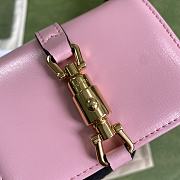 Gucci Jackie 1961 card case wallet in pink 645536 11cm - 6