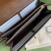 Gucci Jackie 1961 chain wallet in beige & ebony 652681 19cm - 6