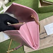 Gucci Jackie 1961 chain wallet in pink 652681 19cm - 2