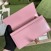 Gucci Jackie 1961 chain wallet in pink 652681 19cm - 4