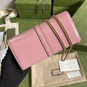 Gucci Jackie 1961 chain wallet in pink 652681 19cm - 6