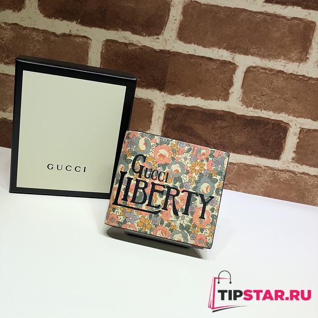 Gucci Floral print liberty london 2020 wallet 636248 11cm - 1