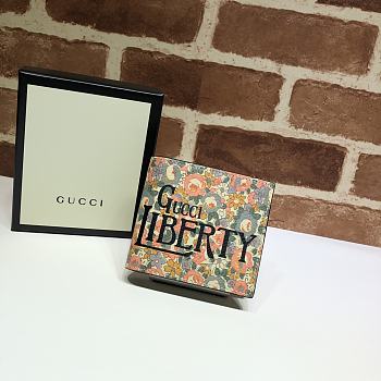 Gucci Floral print liberty london 2020 wallet 636248 11cm