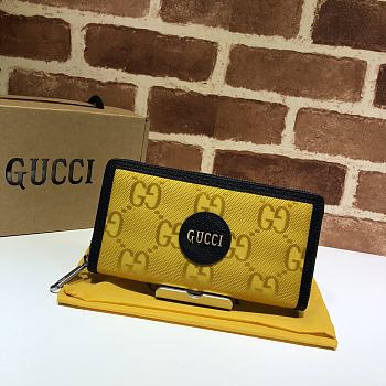 Gucci Off the grid zip around wallet in yellow 625576 19cm