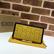Gucci Off the grid zip around wallet in yellow 625576 19cm - 3