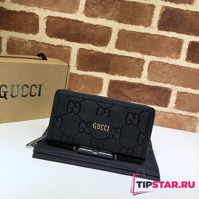 Gucci Off the grid zip around wallet in black 625576 19cm - 1