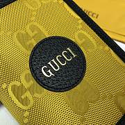 Gucci Off the grid passport case in yellow 625584 10.5cm - 3