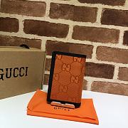 Gucci Off the grid passport case in orange 625584 10.5cm - 4