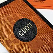 Gucci Off the grid passport case in orange 625584 10.5cm - 3