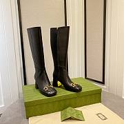 Gucci knee-high boot with horsebit black - 6
