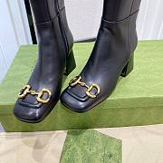 Gucci knee-high boot with horsebit black - 3