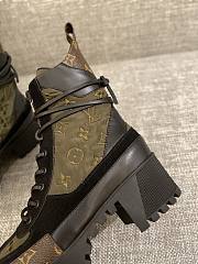 Louis Vuitton Laureate platform desert boot khaki green - 4
