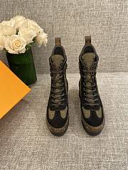 Louis Vuitton Laureate platform desert boot khaki green - 5