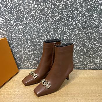 Louis Vuitton Rotary ankle boot brown