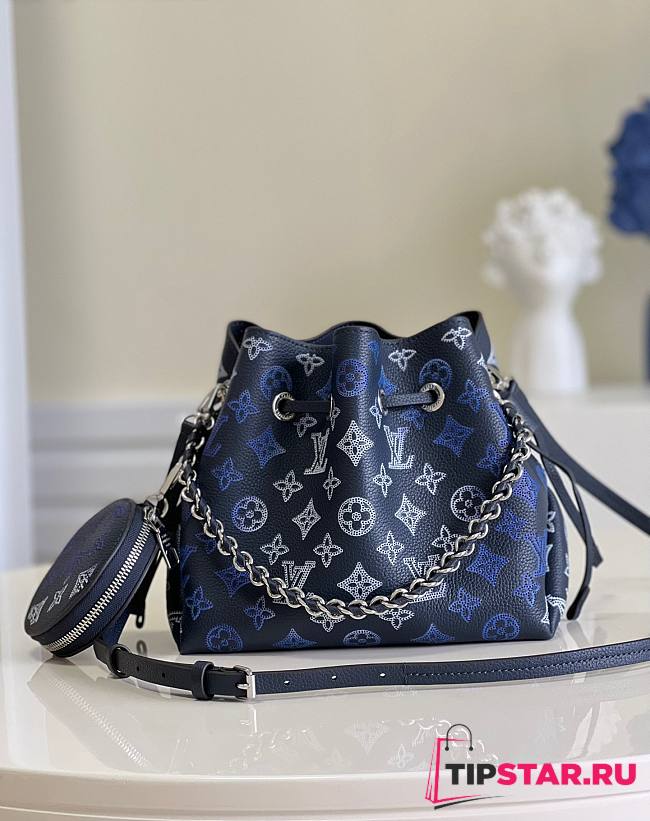 LV Bella mahina in navy blue M59552 19cm - 1