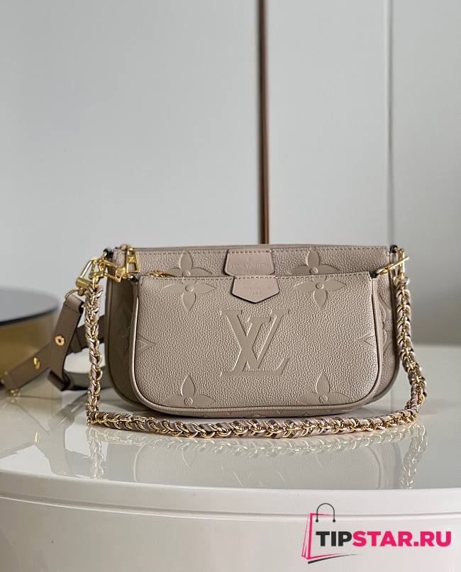 LV Multi pochette accessoires in taupe M80399 23.5cm - 1