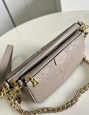 LV Multi pochette accessoires in taupe M80399 23.5cm - 2