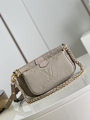 LV Multi pochette accessoires in taupe M80399 23.5cm - 3