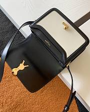 YSL Solferino small satchel in box saint laurent leather 19cm - 3