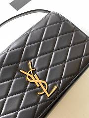 YSL Kate supple 99 in quilted lambskin black 26cm - 6