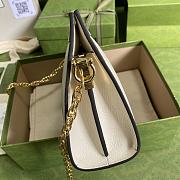 Gucci GG Supreme ophidia small chain-strap shoulder bag in white 503877 26cm - 6