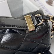 Chanel 21 Flap Bag With Top Handle In Black AS2892 20cm - 5