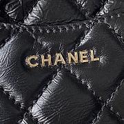 Chanel 21 Flap Bag With Top Handle In Black AS2892 20cm - 4