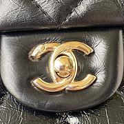 Chanel 21 Flap Bag With Top Handle In Black AS2892 20cm - 3