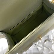 Chanel small Boy handbag grained calfskin & gold metal in avocado 20cm - 3