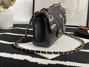 Chanel small Flap bag in black AS2979 22cm - 5