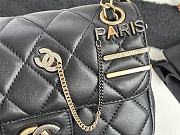 Chanel small Flap bag in black AS2979 22cm - 3