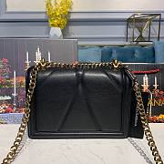 D&G large Devotion bag in quilted nappa leather black 5572 26cm - 4