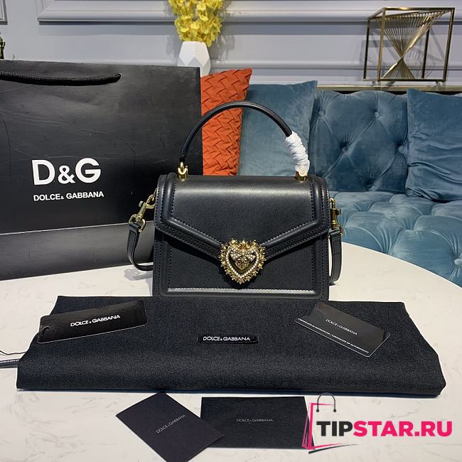 D&G medium Devotion smooth calfskin bag 23.5cm - 1