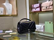 Bvlgari Serpenti cabochon shoulder bag black 287993 22.5cm - 6